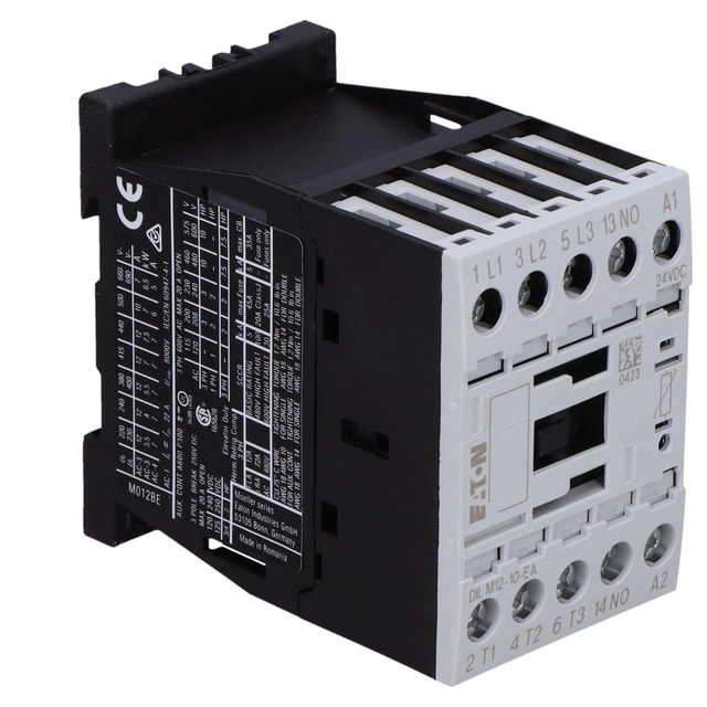 Contactor 5, 5kW/400V, control 24VDC DILM12-10-EA(24VDC)