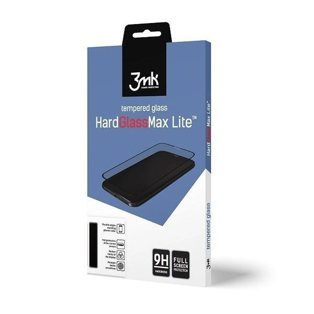 Motorola One Black - 3mk HardGlass Max Lite™