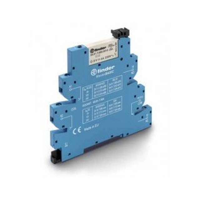 39.11.8.230.0060 Relay coupling module 62mm MasterBASIC1P 6A 220-240VAC AgNi contacts Screw terminals DIN rail mounting 35mm