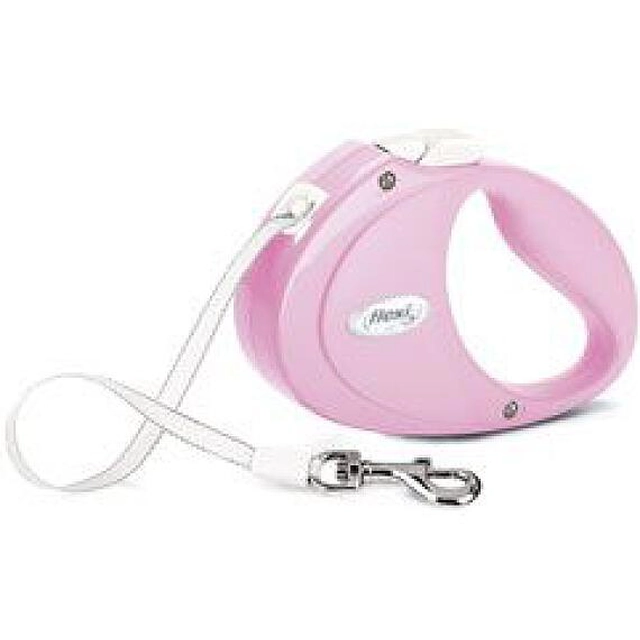 Leash FLEXI Puppy belt 2m / 12kg pink