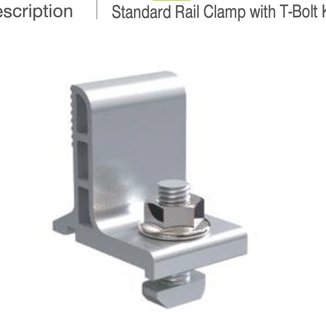 Enerack adapter between flat hook and rail, support structure with tile roof