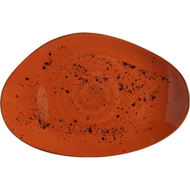 Dahlia organically shaped plate | 350x210 mm