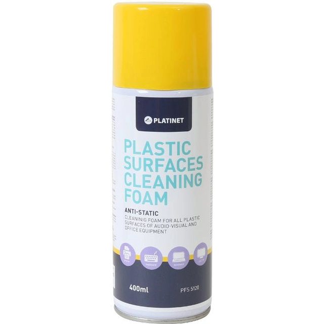 Platinet Foam for cleaning plastics 400 ml (42609)