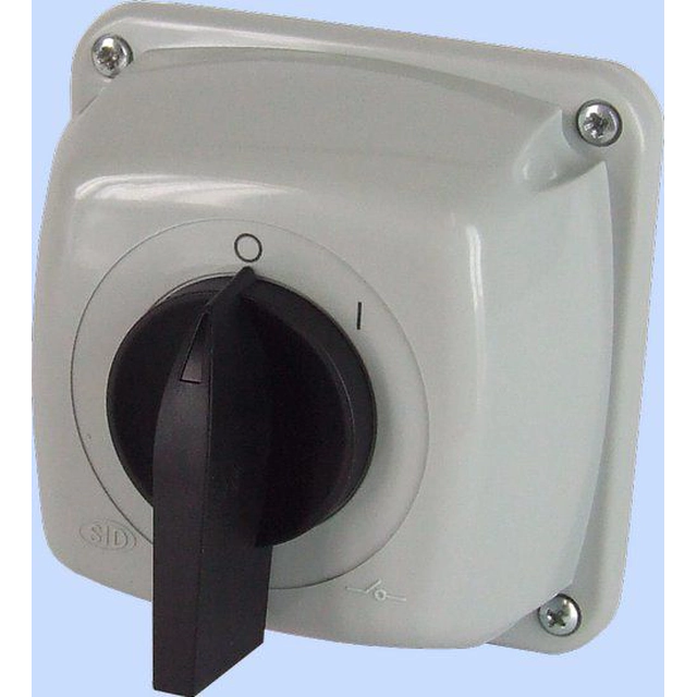 Elektromet Cam switch 0-I 1P 25A in housing IP44 Arc 25-53 (922553)