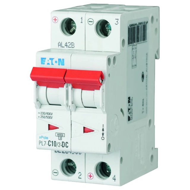 Circuit breaker 10kA DC PL7-C10/2-DC