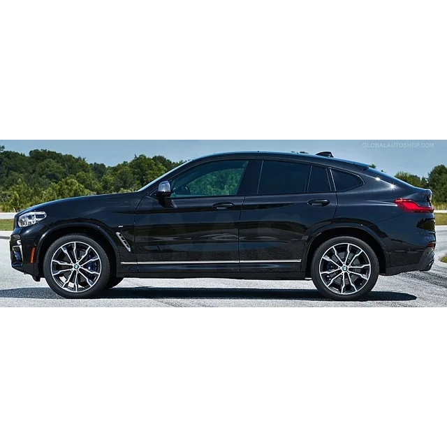 BMW X4 - CHROME strips for decorative chrome side doors