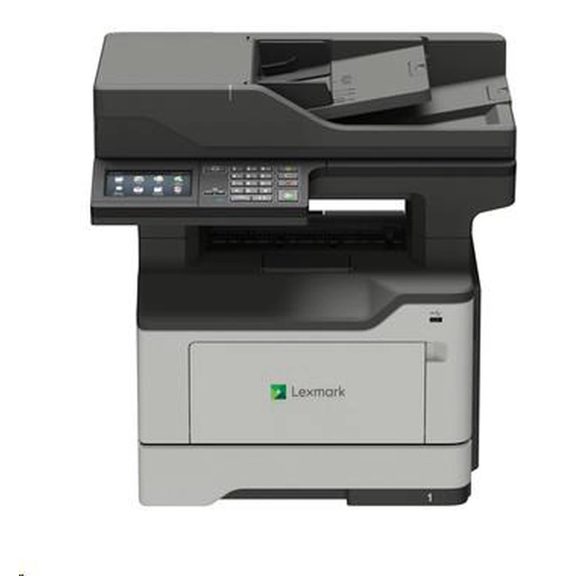 LEXMARK Multifunction black and white printer MX521de, A4, 44ppm, 1024MB, color LCD display, duplex, RADF, USB 2.0, LAN,