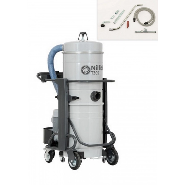 Nilfisk T30 L50 three-phase industrial dust and water vacuum cleaner