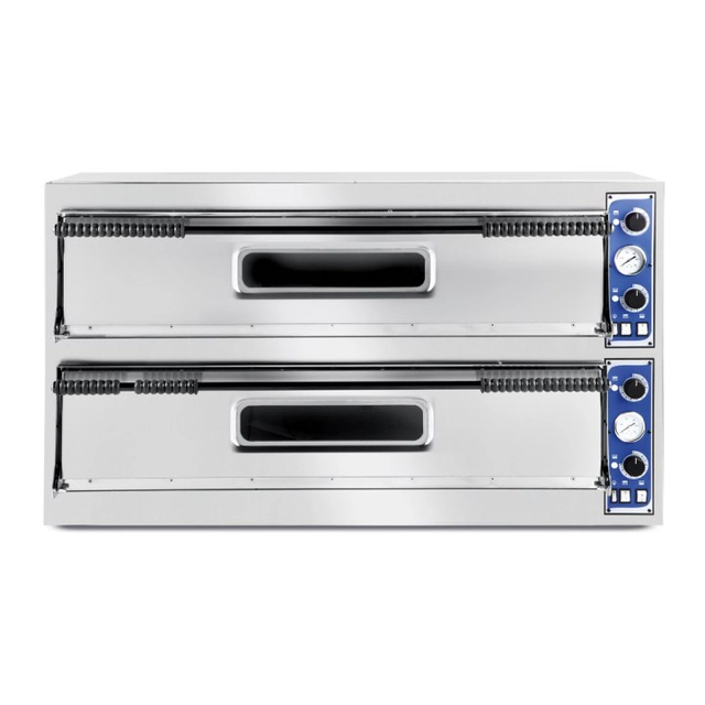 Slim Line double pizza oven 2x3 pizzas 6000W - Hendi 226933