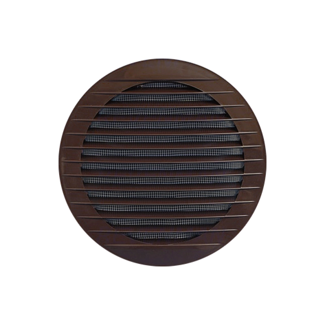 ROUND GRILL WITH MESH 150MM BROWN