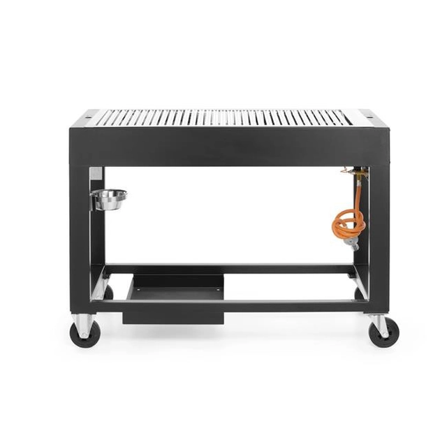 Tampa gas grill black, 10 kW, HENDI, black, 10kW, 1260x580x(H)900mm