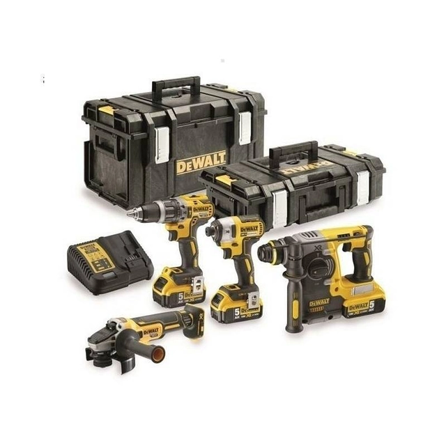 4 DeWALT Akku-Werkzeugset DCK422P3-QW