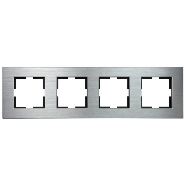 4-way frame Viko Panasonic Novella Artline silver