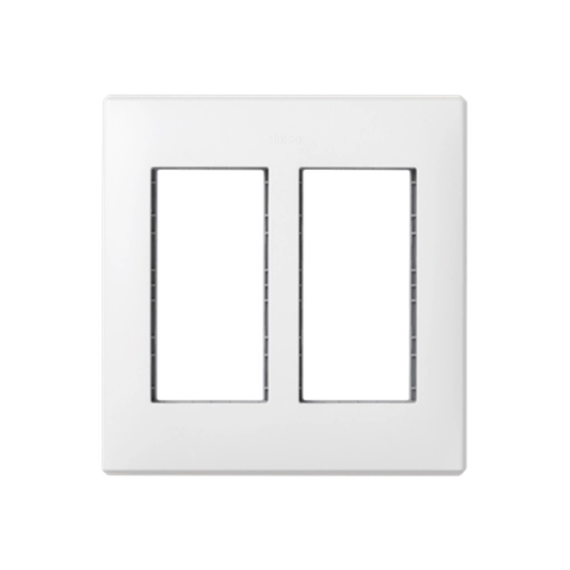 Cover frame for domestic switching devices Kontakt-Simon 51010102-030 Simon 500 White Plastic