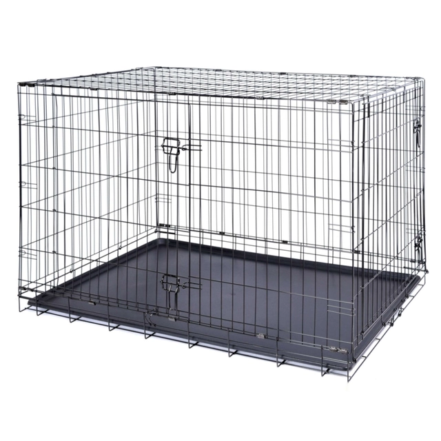 Metal cage for animals 122 x 76 x 81 cm