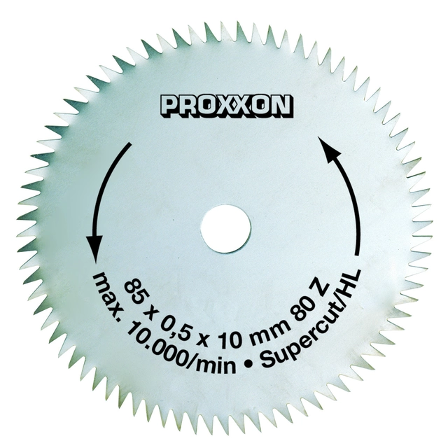 Saw blade Proxxon 85 * 0.5 * 10mm / 80T 28731