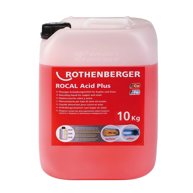 ROCAL Acid Plus descaling agent - 25 kg ROTHENBERGER