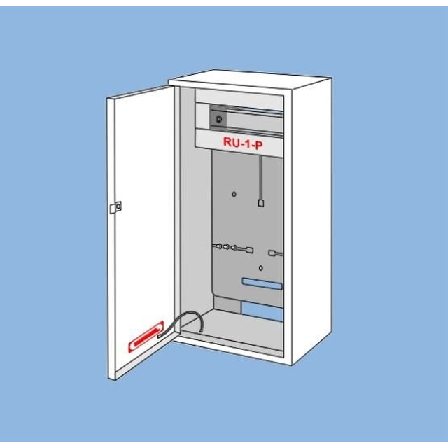 Universal switchgear RU-1-P, place for 1 meter 1F and 6 type s protection