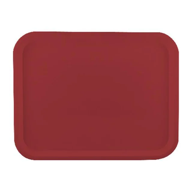 455x355mm plateau en plastique cerise