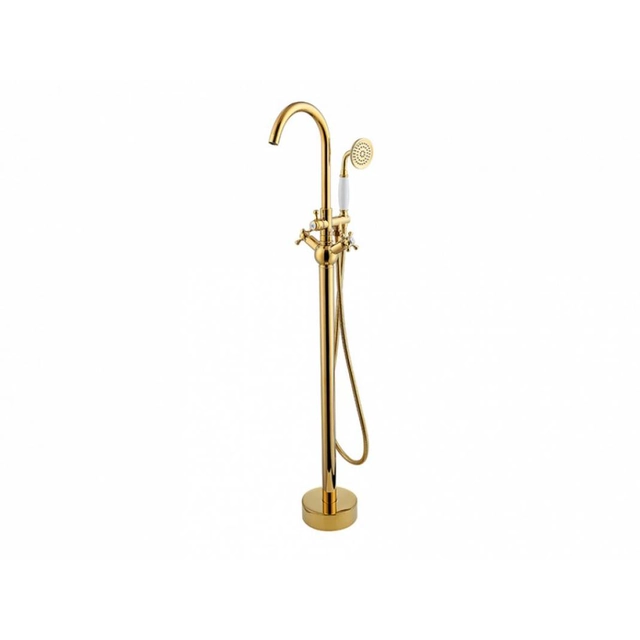 Besco Retro I freestanding bathtub faucet, gold, ADDITIONALLY 5% DISCOUNT FOR CODE BESCO5