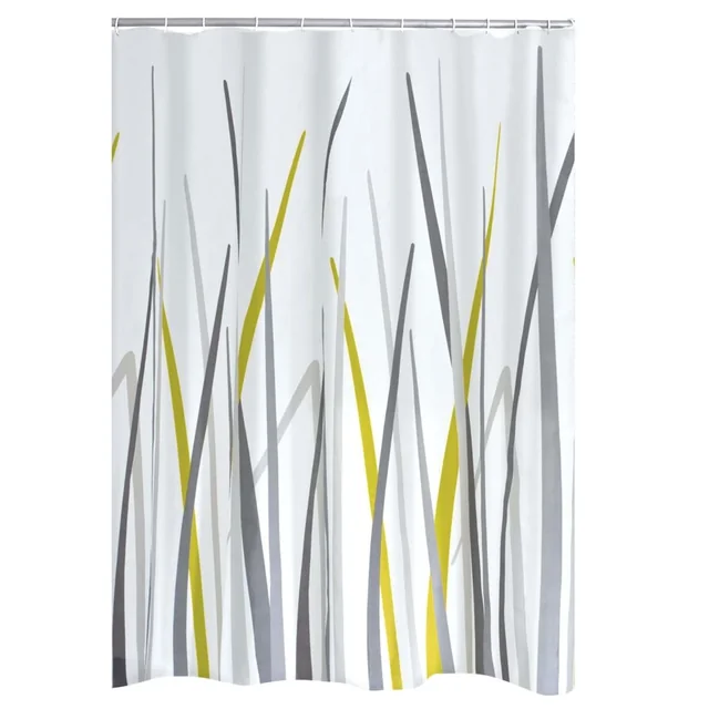 RIDDER Textile shower curtain, grass print