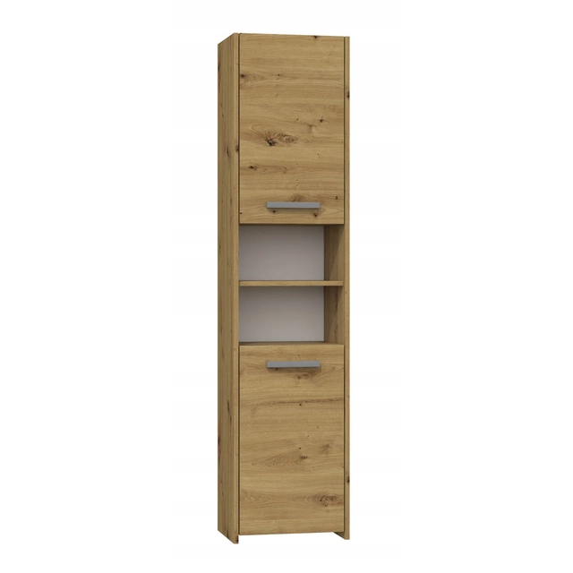 Bathroom cabinet, pillar, bookcase, S40, 40x30x170 cm, artrisan oak