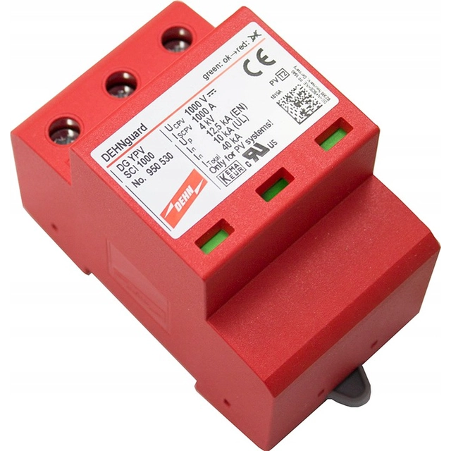 DEHN 950530 DC surge arrester 3P 1000V 12,5kA