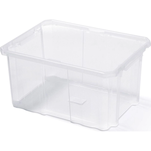 Plastic storage box CARGOBOX transparent 400x300x200mm