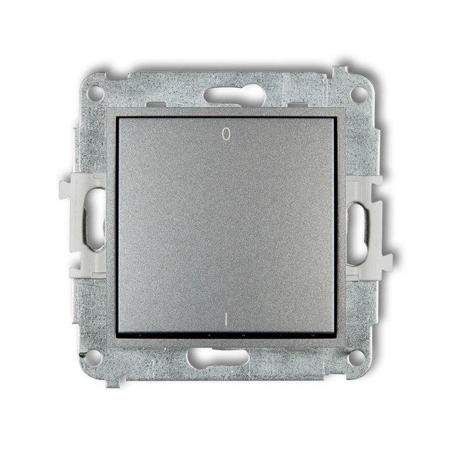 Installation switch Karlik 7MWP-9 Flush mounted (plaster) Metallic silver IP20