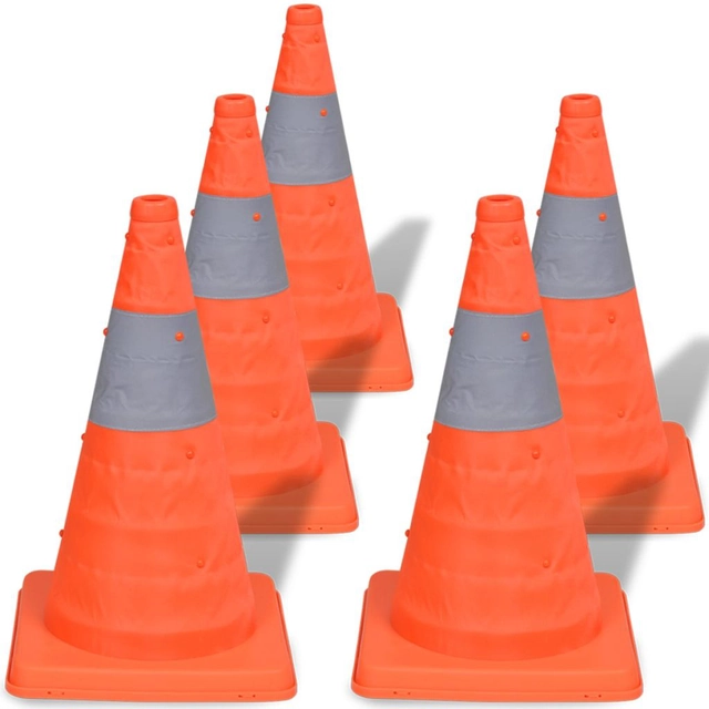 Folding road cones 42 cm