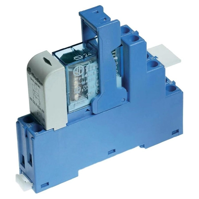 48.61.8.230.0060 Relay coupling module 15,8mm, 1P 16A 230VAC, AgCdO contacts, screw terminals, DIN rail mounting 35mm,