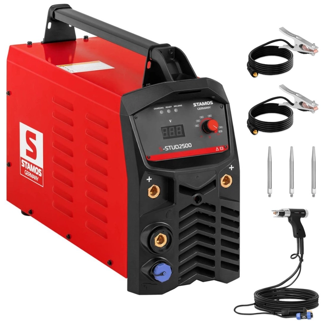 Capacitor welding machine for screws, nails, metal dowels M3 - M10 S-STUD2500 Juli Stamos Germany