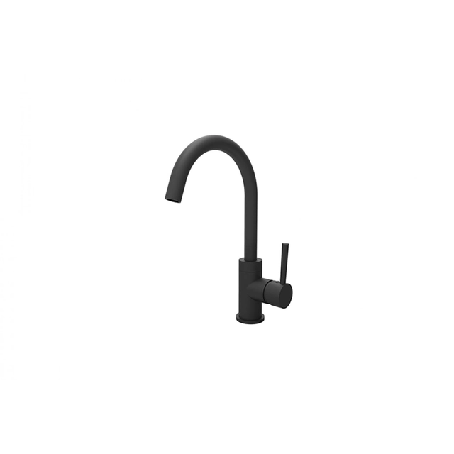 High Besco Illusion I washbasin tap, matt black - ADDITIONALLY 5% DISCOUNT FOR CODE BESCO5