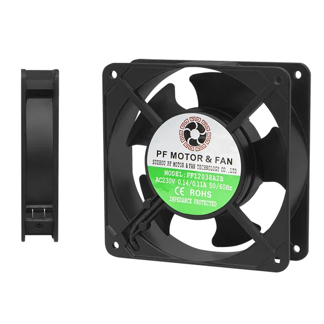 120x38mm 230V ball fan