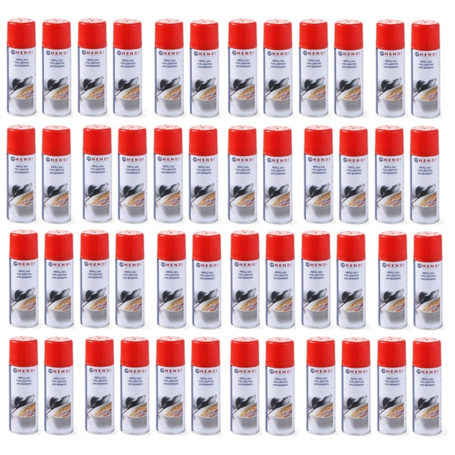 48x Gas bruciatore, cartuccia 200 ml | Hendi