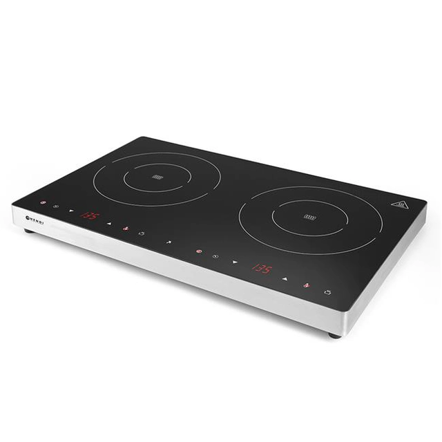 Display Line double induction cooker