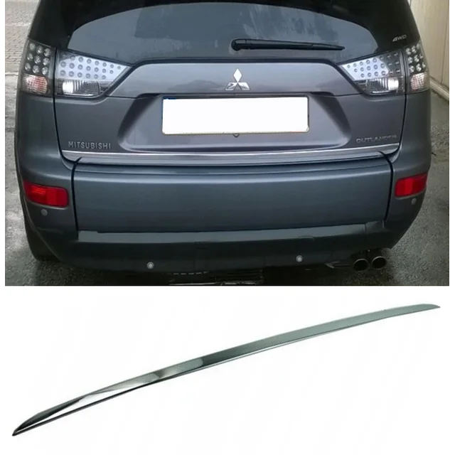 MITSUBISHI OUTLANDER II - CHROME STRIP on THE HOOD 4