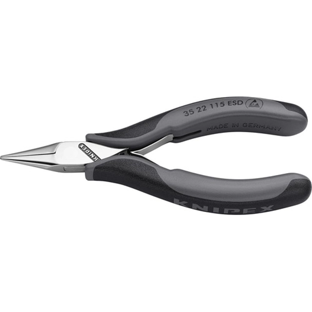 35 22 115 ESD Electronics pliers, half-round jaws