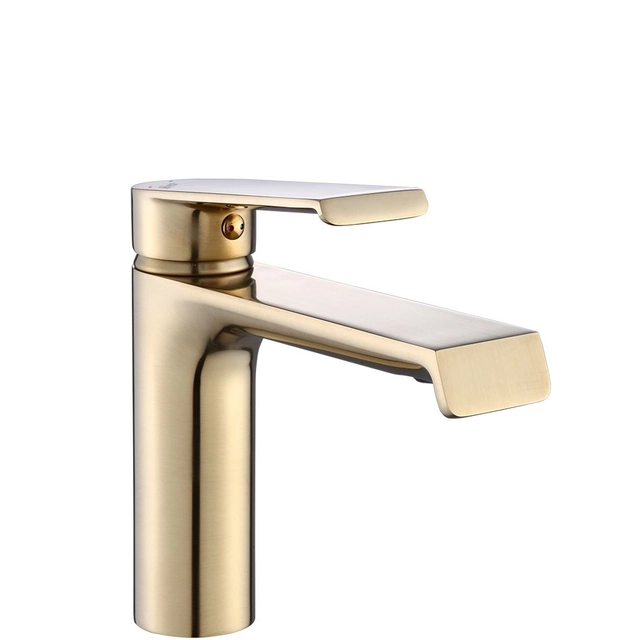 REA HASS Gold Brushed Gold Brush Washbasin Faucet Low