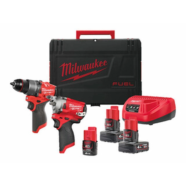 Milwaukee M12 FPP2H2-423X machine package