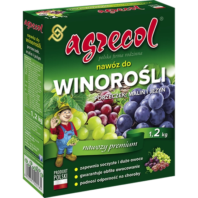 Fertilizer for grapevines, currants, raspberries and blackberries Agrecol 1.2 kg