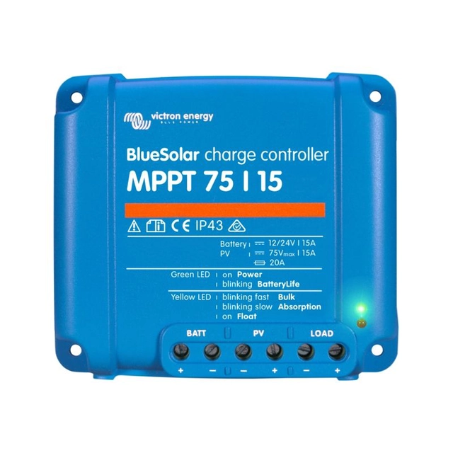MPPT solar charger 75/15 Bluesolar 15A Victron Energy,SCC075015060R