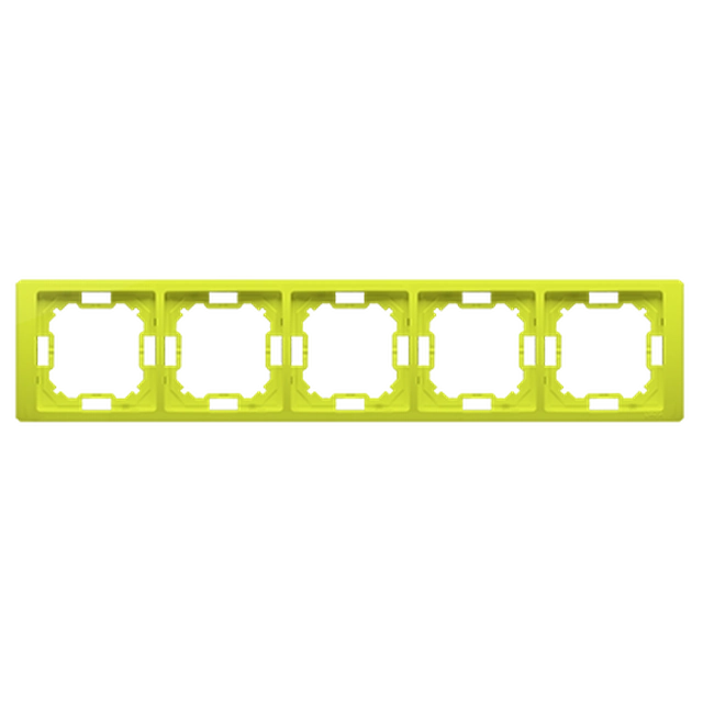 5-way NEOS frame - universal horizontal and vertical; lime green