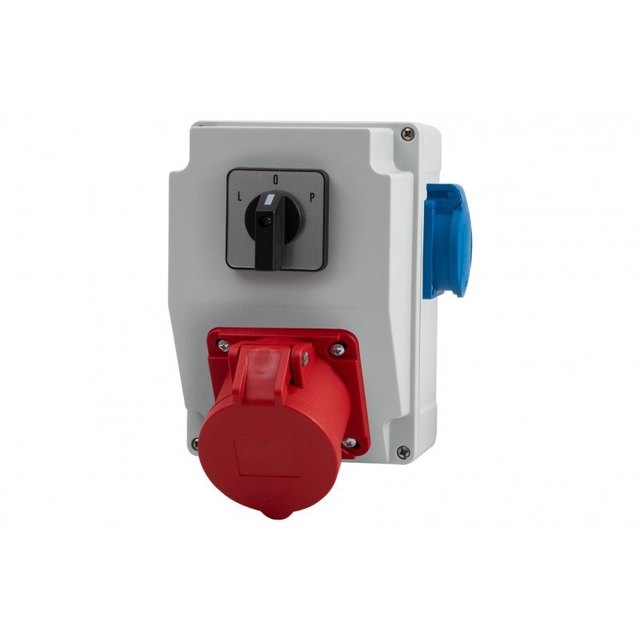 Switchgear, RS-KOMBI socket 16/5, 230V, switch L/P(16A)