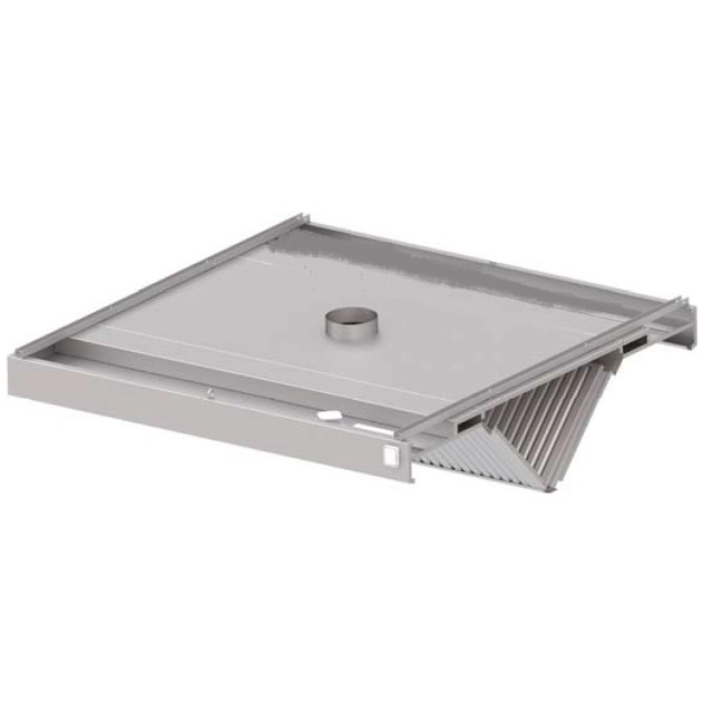 500x180 central, slanted catering hood | Stalgast