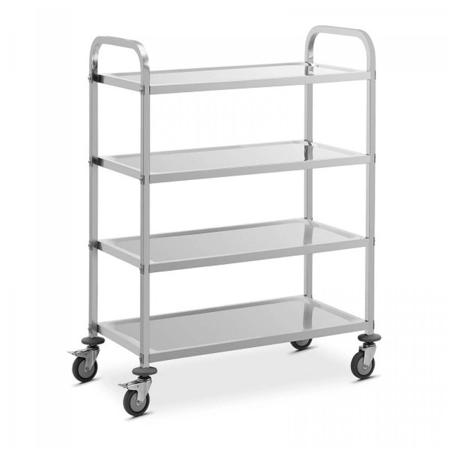 Waiter's trolley - 4 shelves - 73 x 38 x 3 cm - 144 kg ROYAL CATERING 10012736 RCSW-113