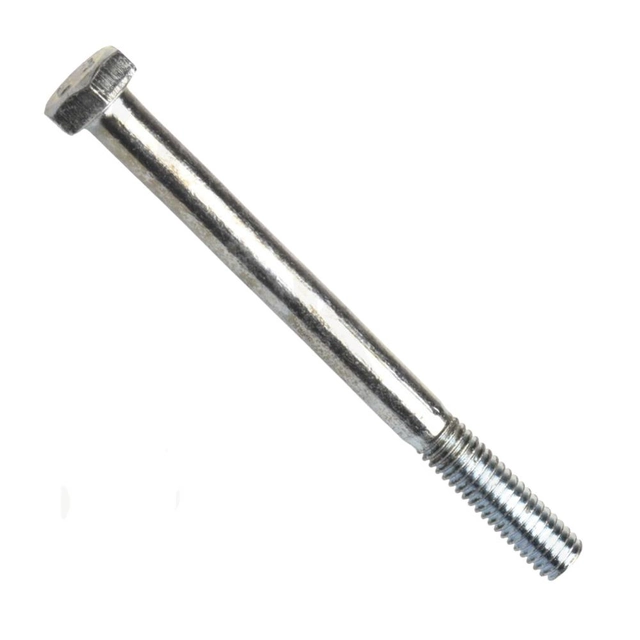 Din 931, Hexagon head screw, partial thread, Steel 10.9, White Zinc, m16x90 mm