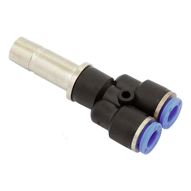 Pneumatics & Hydraulics Y-coupling with adapter 10
