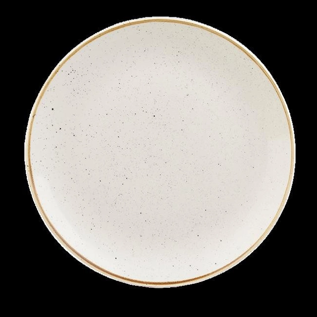 Plate of Stonecast Barley White 165 mm