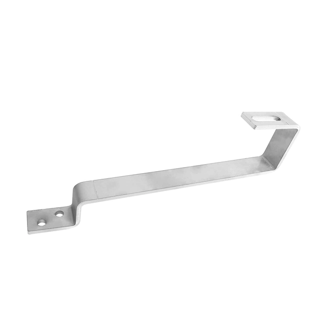 Solar roof hook for beavertail tile, fixed, non-adjustable, stainless steel